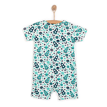 HelloBaby Erkek Kısa Tulum Erkek Bebek