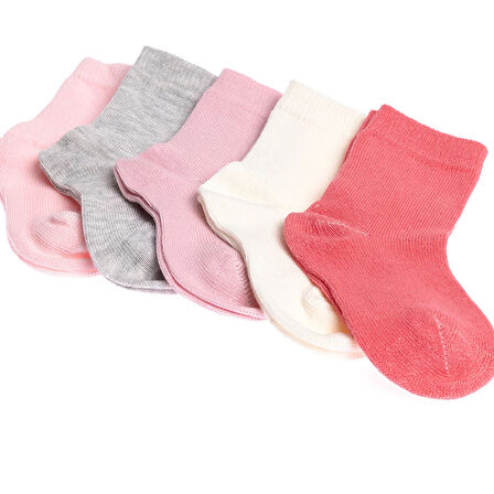 HelloBaby Kız 5'li Soket Çorap Kız Bebek