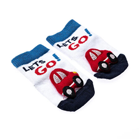 HelloBaby Erkek Oyuncaklı Çorap Erkek Bebek
