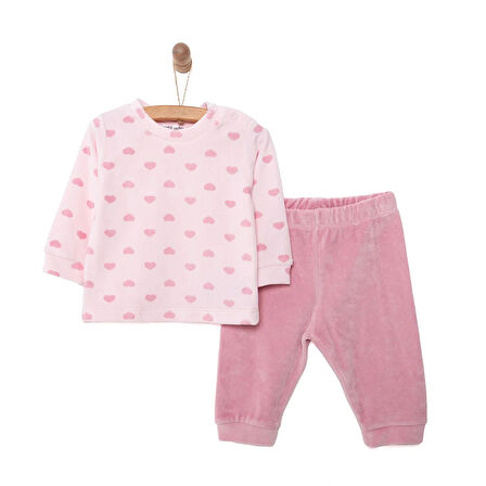 HelloBaby Yenidoğan Kadife Sweatshirt-Pa