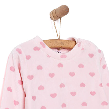 HelloBaby Yenidoğan Kadife Sweatshirt-Pa