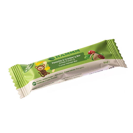 HAMMM A.Fıstık & Cranberryli Bar 30gr