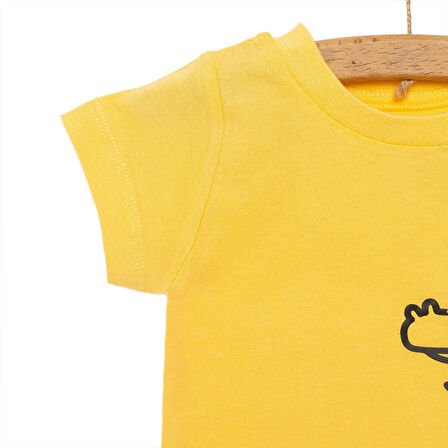HelloBaby Basic Timsah Desenli  Tshirt Erkek Bebek
