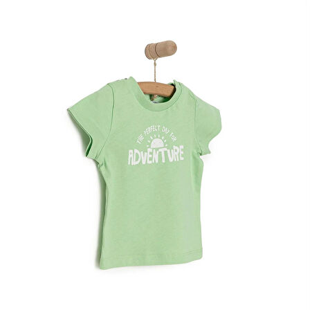 HelloBaby Basic Yazı Baskılı Tshirt Erkek Bebek