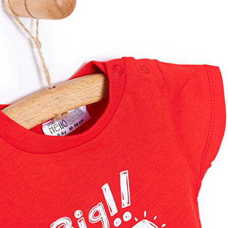 HelloBaby Big Bro Baskılı Basic  Tshirt Erkek Bebek