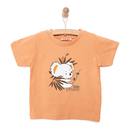 HelloBaby Basic Koala Baskılı  Tshirt Erkek Bebek