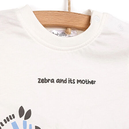 Bebetto Yenidoğan Walking Zebra Tshirt-Şort Erkek Bebek