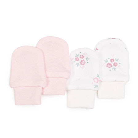 Bebetto Yenidoğan Flowers Eldiven Kız Kız Bebek