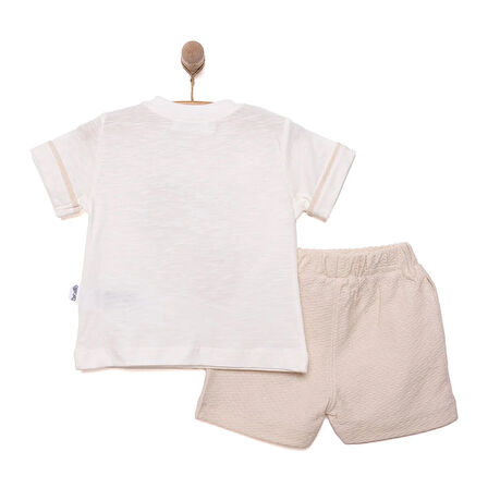 Bebetto Yenidoğan Good Adventure Tshirt-Şort Erkek Bebek
