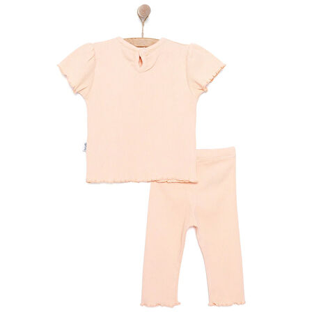 Bebetto Yenidoğan Cute Duck Tshirt-Patiksiz Alt Kız Bebek
