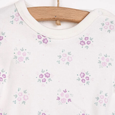 Bebetto Flowers Kız Bandana-Body-Alt Kız Bebek