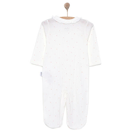 Bebetto Yenidoğan Mini Heart Patikli Tulum Kız Kız Bebek