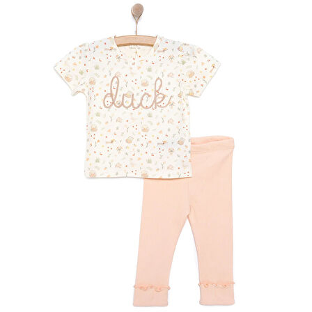 Bebetto Yenidoğan Cute Duck Hırka Tshirt Tayt Kız Bebek