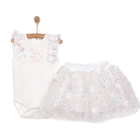 Bebetto Yenidoğan Cute Fairy Bluz-Etek Kız Kız Bebek