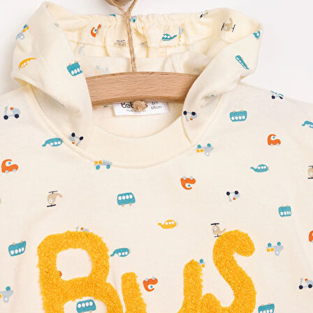 Bebetto Yenidoğan Sürprise Travel Erkek Tshirt-Patiksiz Alt Erkek Bebek