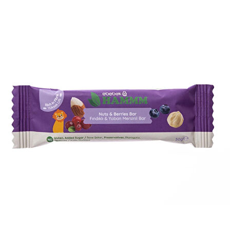HAMMM Fındık ve Berryli Bar 30 gr
