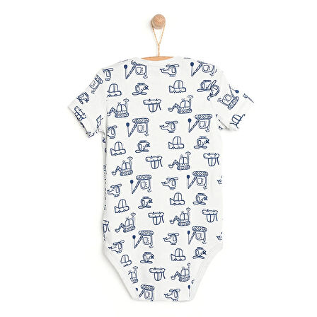 HelloBaby Erkek Kısa Kol Body Erkek Bebek