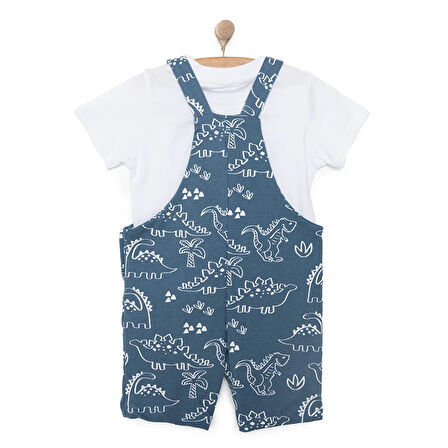 HelloBaby Erkek Şort Salopet-Tshirt Erkek Bebek