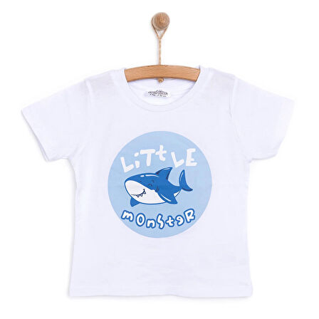 HelloBaby Baby Shark Erkek Tshirt Erkek Bebek