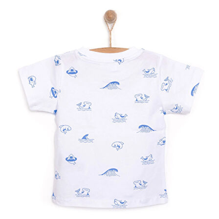HelloBaby Baby Shark Erkek Tshirt Erkek Bebek
