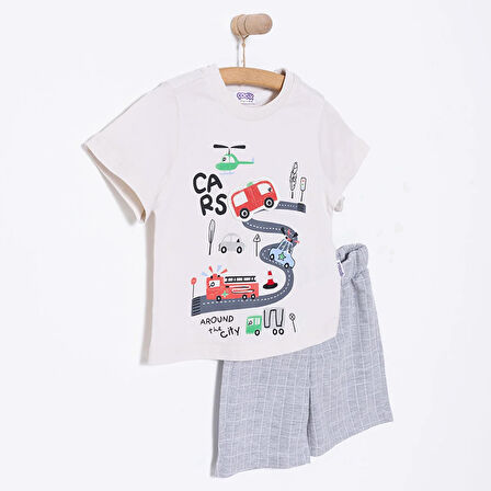 Midimod Fun World 3D Erkek Tshirt-Şort Erkek Bebek