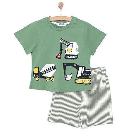 Midimod Fun World 3D Erkek Tshirt-Şort Erkek Bebek