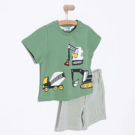 Midimod Fun World 3D Erkek Tshirt-Şort Erkek Bebek