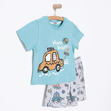 Midimod Fun World 3D Erkek Tshirt-Şort Erkek Bebek