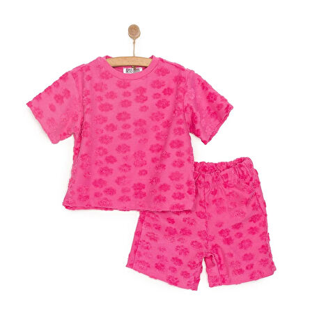 HelloBaby Little Blooms Kız Tshirt-Şort Kız Bebek