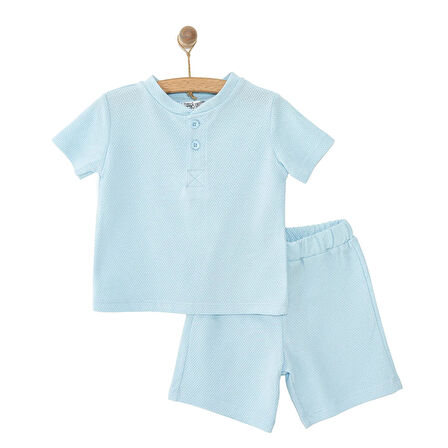 HelloBaby Aqua Dream Erkek Tshirt-Şort Erkek Bebek