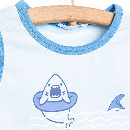 HelloBaby Baby Shark Erkek Atlet Tshirt Erkek Bebek