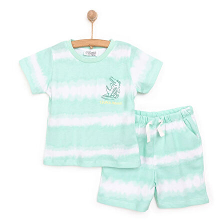 HelloBaby Crocodile Erkek Tshirt-Şort Erkek Bebek