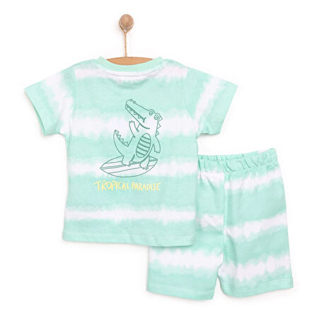 HelloBaby Crocodile Erkek Tshirt-Şort Erkek Bebek