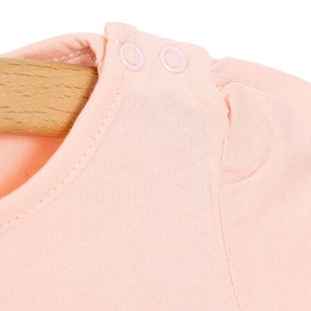 HelloBaby Basic Baskılı  Tshirt Kız Bebek