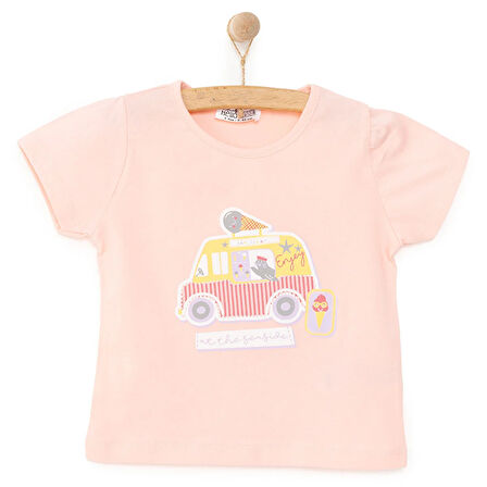 HelloBaby Basic Baskılı  Tshirt Kız Bebek
