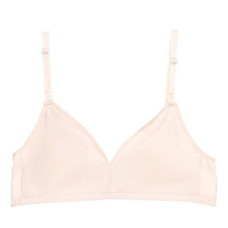 baby mom Anne Giyim Basic Kapsız Emzirme Sütyeni Beyaz