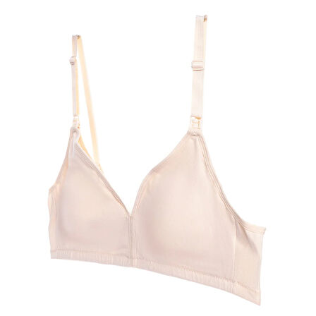 baby mom Anne Giyim Basic Kapsız Emzirme Sütyeni Beyaz