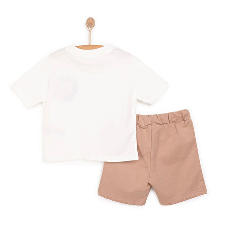 HelloBaby Safari Line Erkek Tshirt-Şort Erkek Bebek