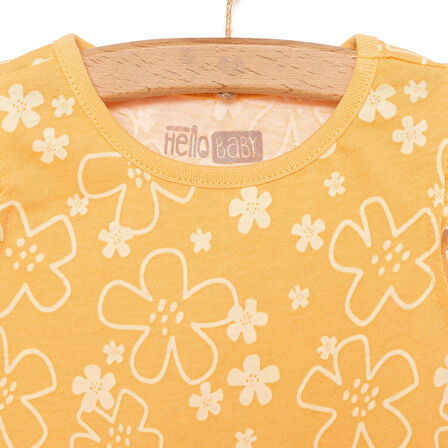 HelloBaby Basic Kız Çiçek Desenli Elbise Kız Bebek