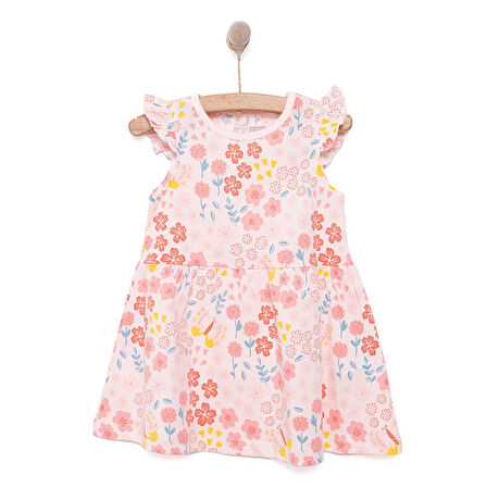 HelloBaby Basic Kız Çiçek Desenli Elbise Kız Bebek