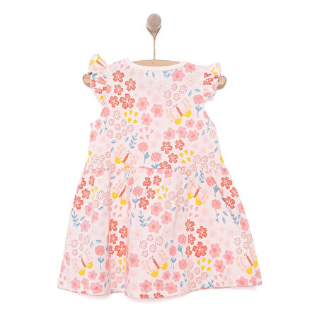 HelloBaby Basic Kız Çiçek Desenli Elbise Kız Bebek