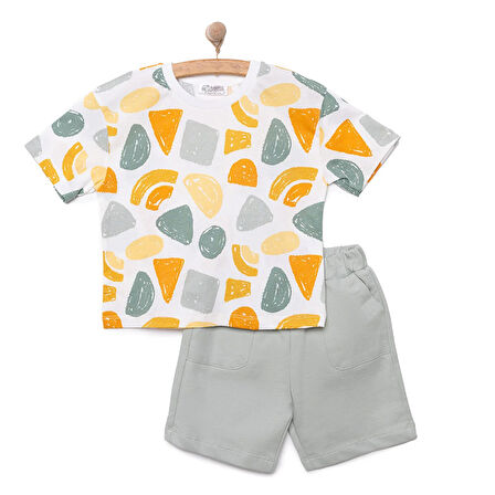 HelloBaby Tropic Summer Erkek Tshirt-Şort Erkek Bebek