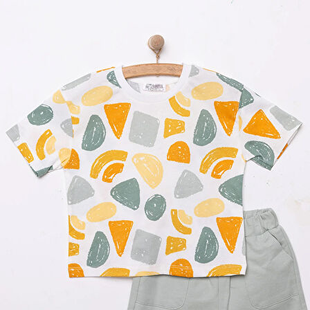 HelloBaby Tropic Summer Erkek Tshirt-Şort Erkek Bebek