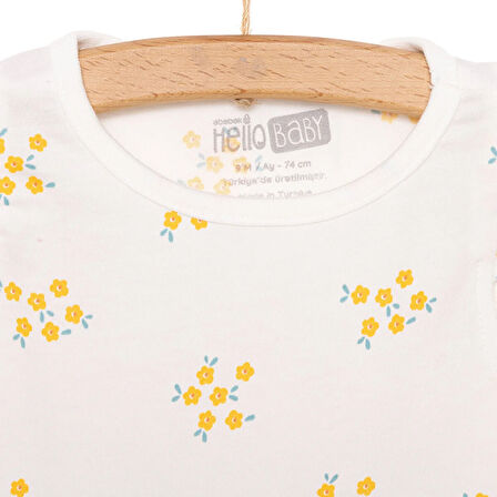 HelloBaby Basic Kız Çiçek Desenli Elbise Kız Bebek