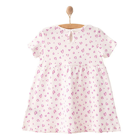 HelloBaby Basic Kız Leopar Desenli Elbise Kız Bebek