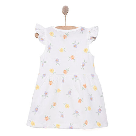 HelloBaby Basic Kız Çiçek Desenli Elbise Kız Bebek