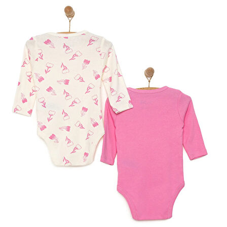 HelloBaby Kız 2li Uzun Kol Body Kız Bebek