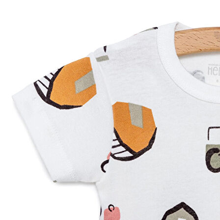 HelloBaby Erkek Kısa Kol Body Erkek Bebek