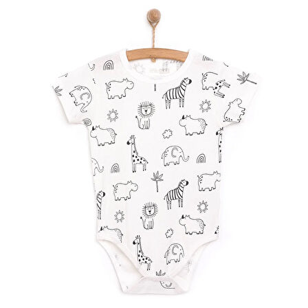 HelloBaby Erkek Kısa Kol Body Erkek Bebek