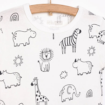 HelloBaby Erkek Kısa Kol Body Erkek Bebek